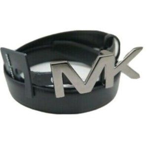 New Men's Michael Kors 31MM MK Hardware Belt black
